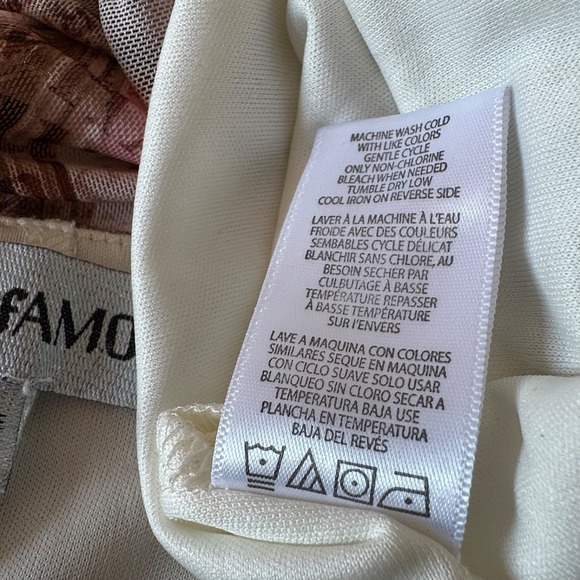 Dress Artsy Cyber Grunge Goth Indie Sleaze 90s Sz L Mesh Stretch Print Maxi - Picture 11 of 12